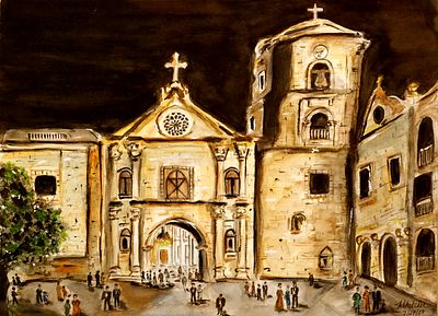 A Wedding At San Agustin Church