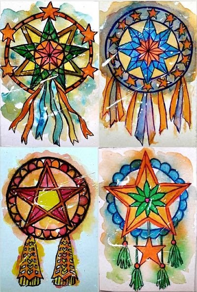 Christmas Parols Set 4