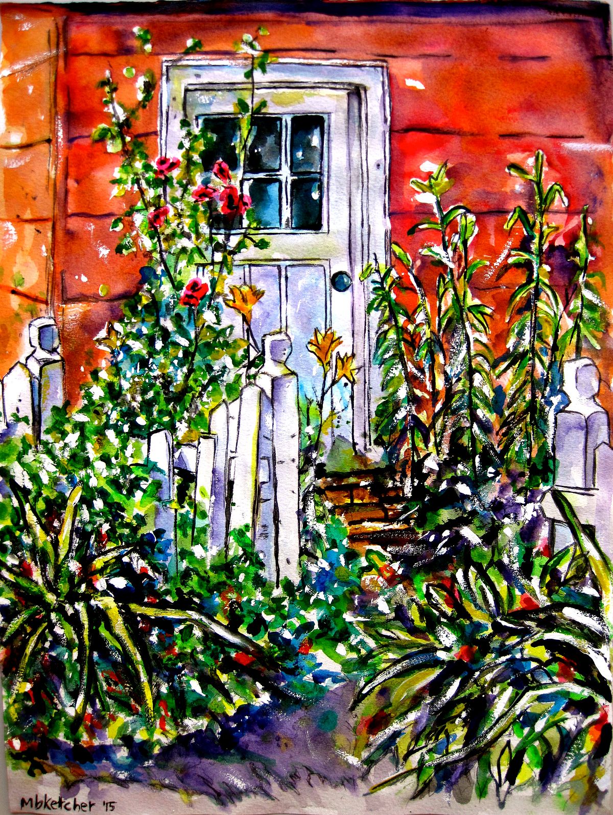 The Red  Orange Cottage