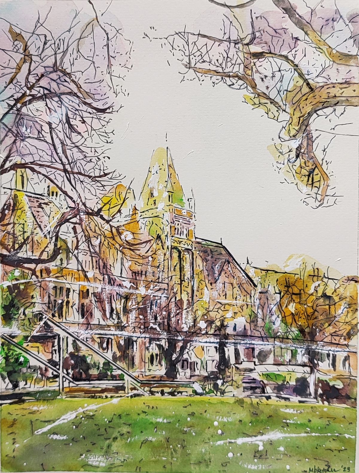 University of Leeds in Spring